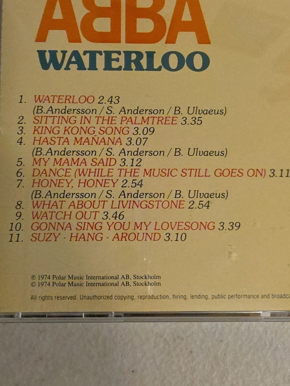 Polydor Waterloo ABBA CD - Picture 4 of 9